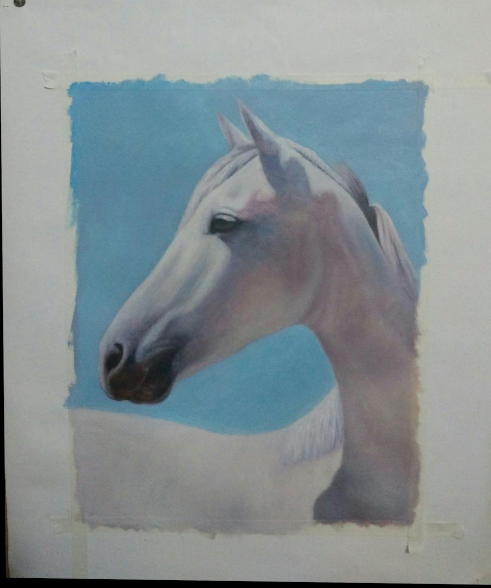 Artist-Rendered Painting