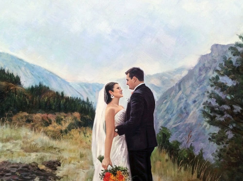 Artist-Rendered Painting