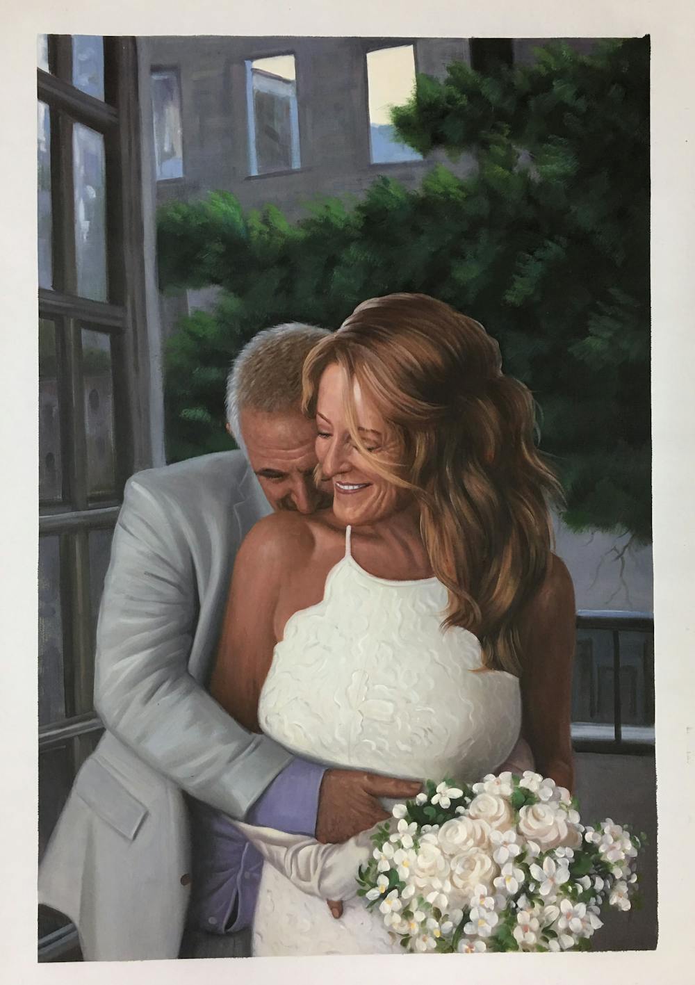 Artist-Rendered Painting