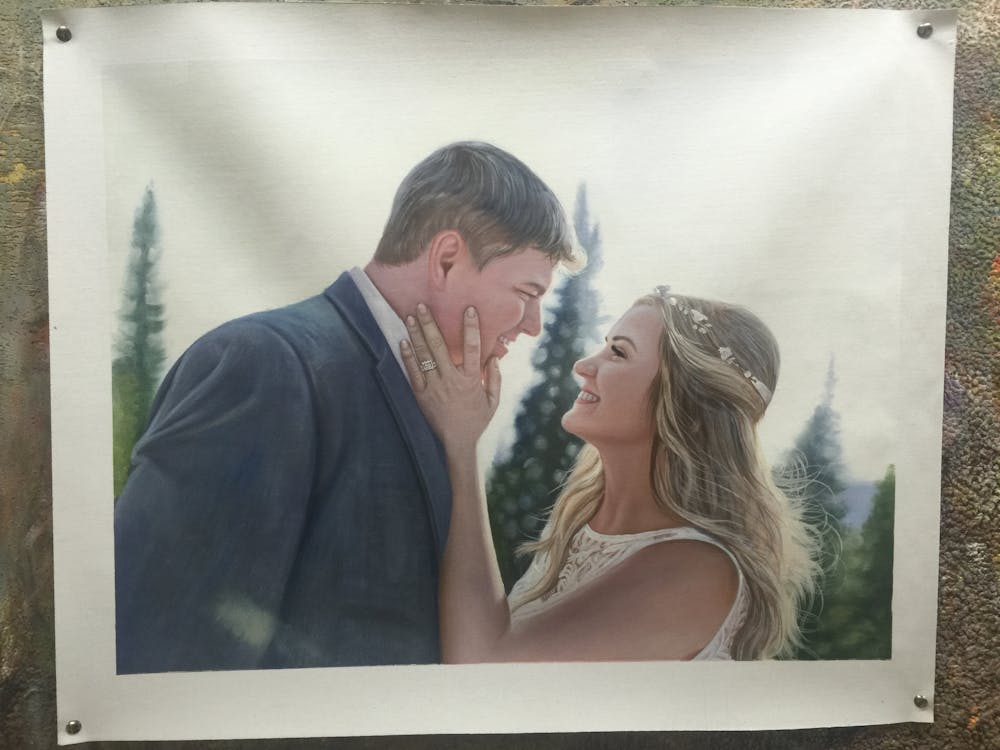 Artist-Rendered Painting