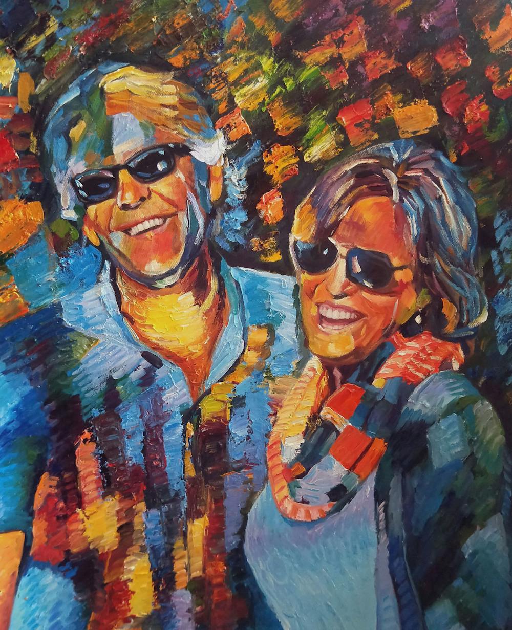 Artist-Rendered Painting