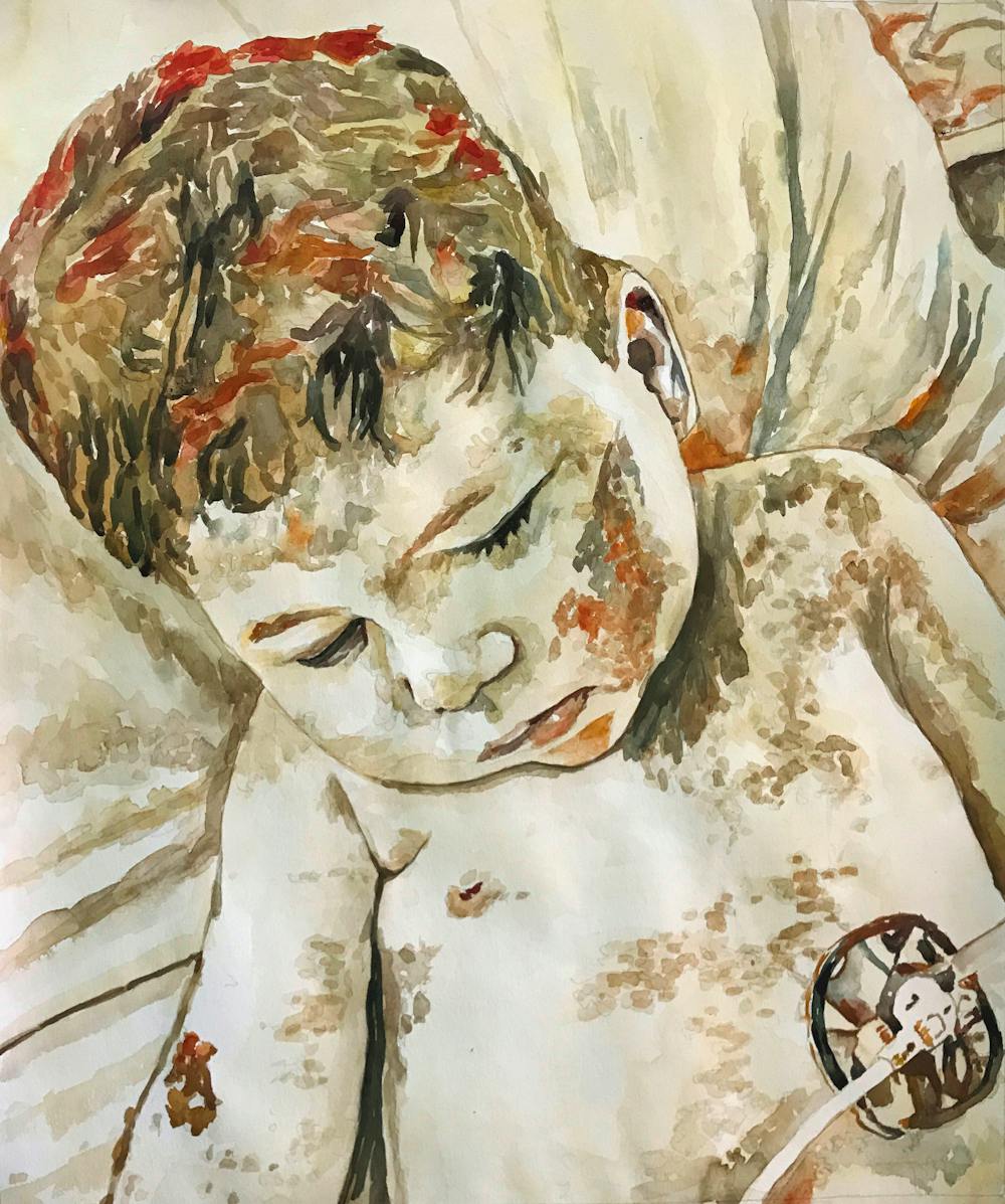 Artist-Rendered Painting