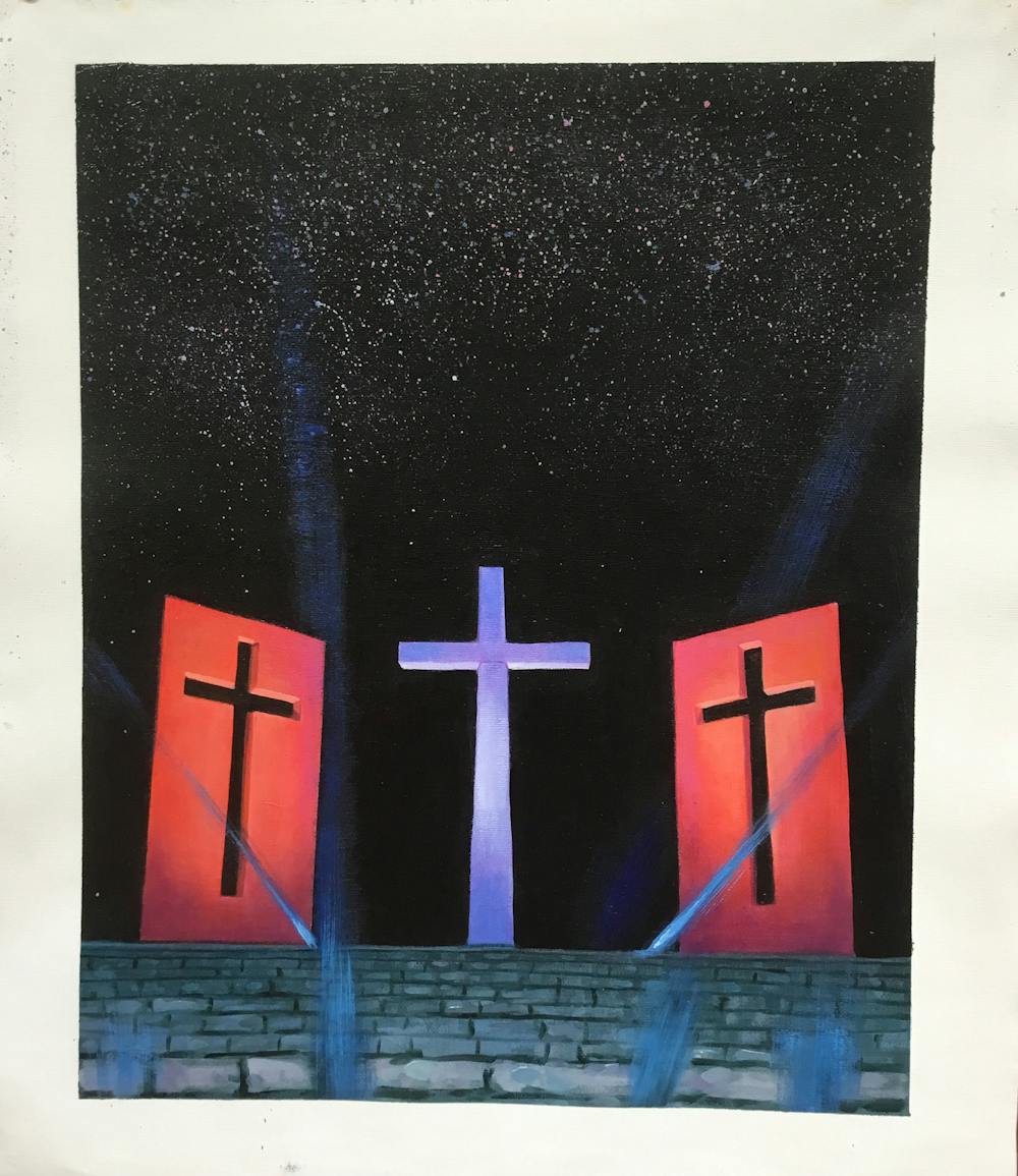 Artist-Rendered Painting