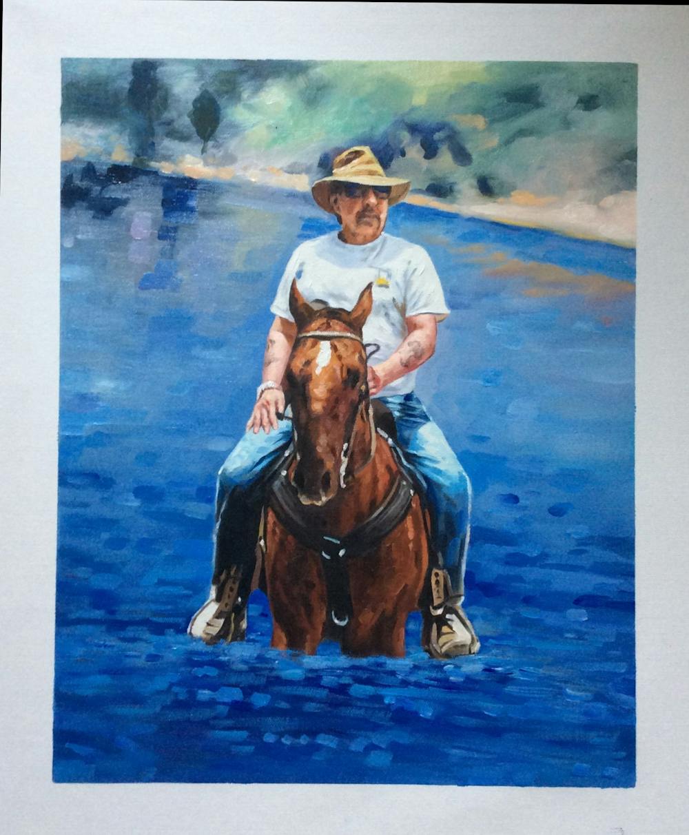 Artist-Rendered Painting