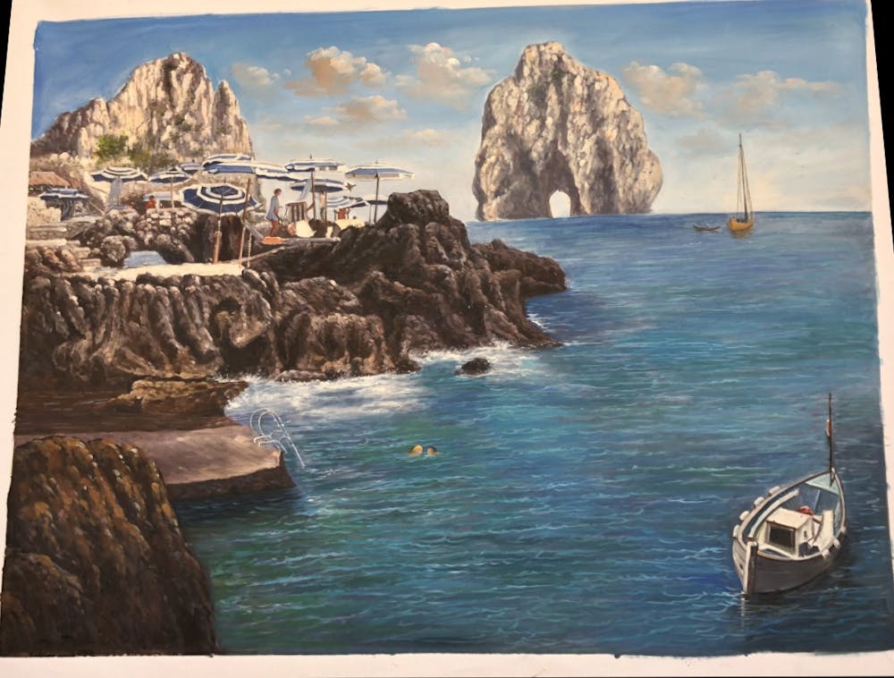 Artist-Rendered Painting