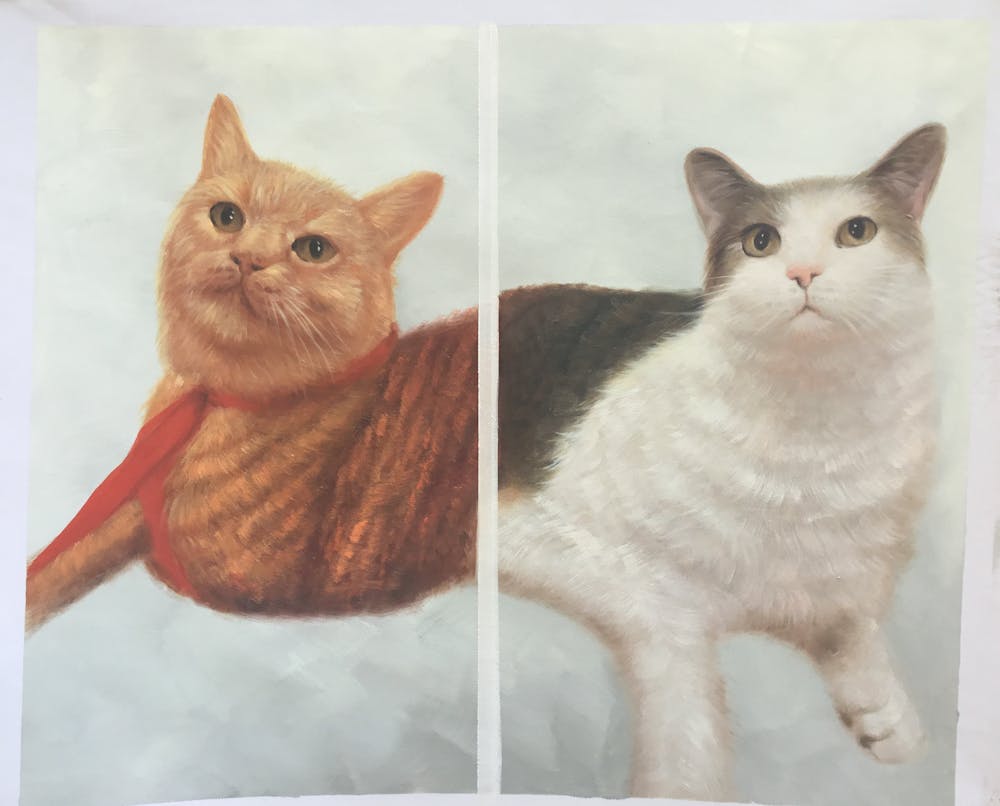 Artist-Rendered Painting