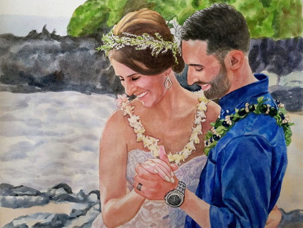 Artist-Rendered Painting