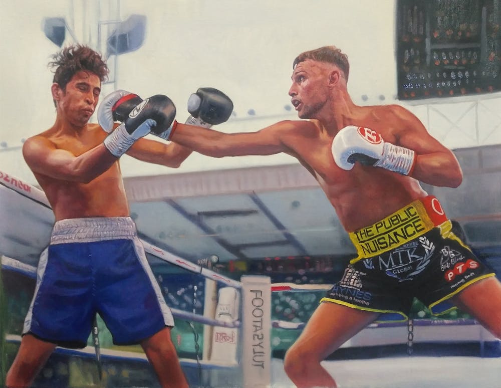 Artist-Rendered Painting