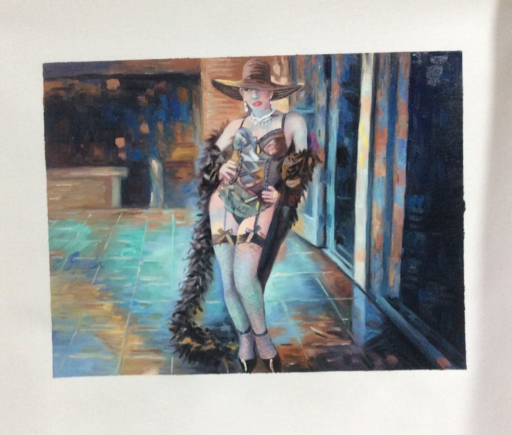 Artist-Rendered Painting