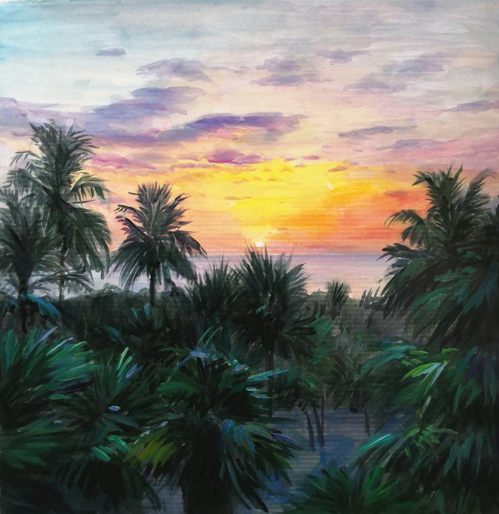 Artist-Rendered Painting