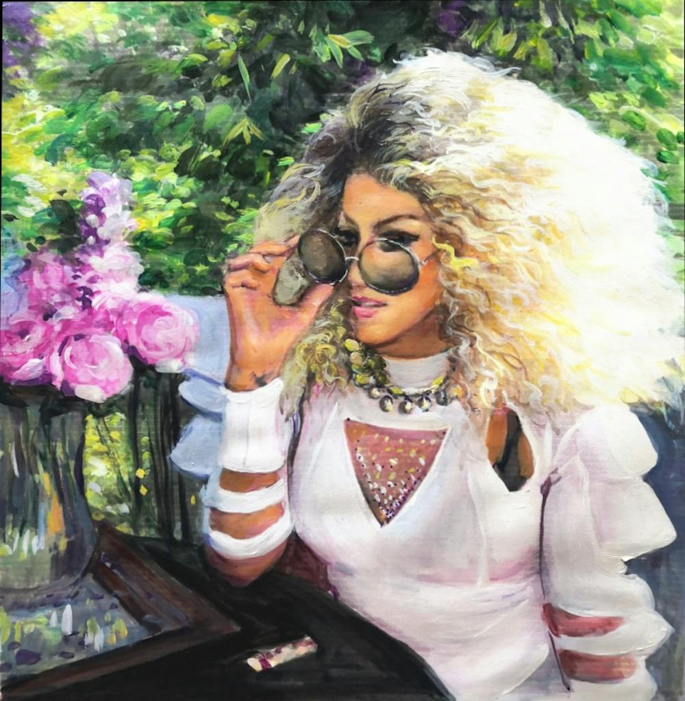 Artist-Rendered Painting