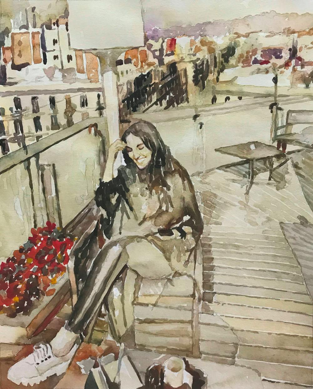 Artist-Rendered Painting