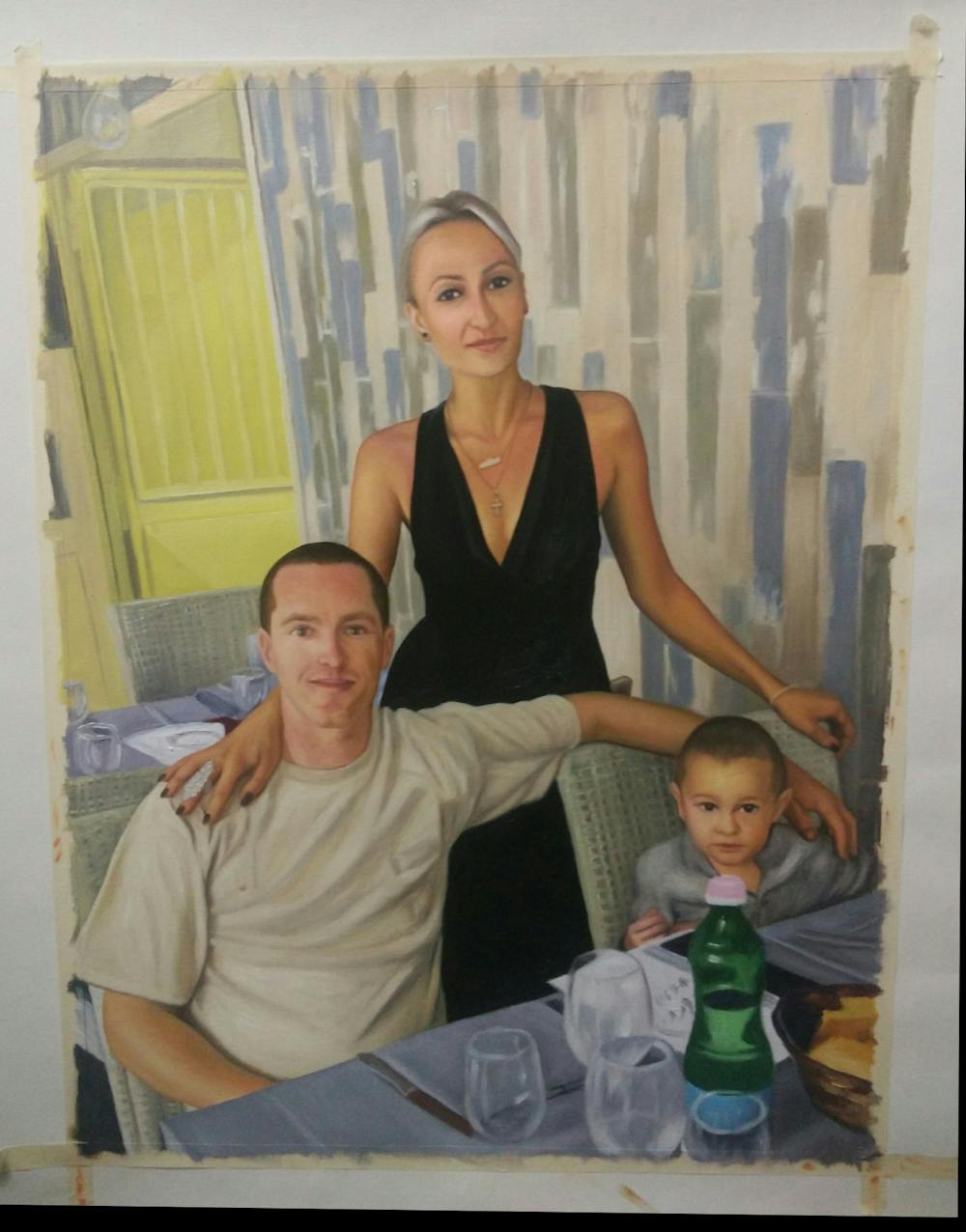 Artist-Rendered Painting