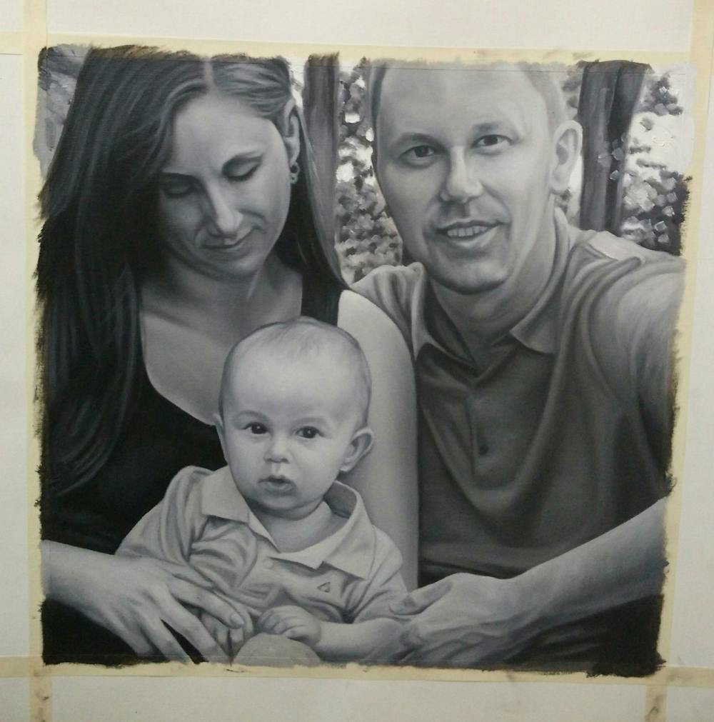 Artist-Rendered Painting