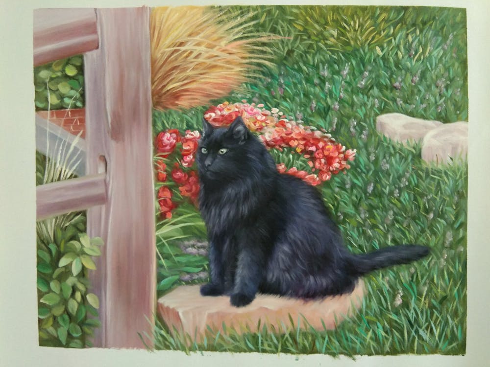 Artist-Rendered Painting