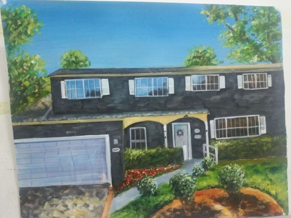 Artist-Rendered Painting