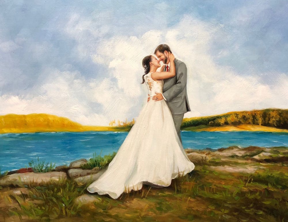 Artist-Rendered Painting