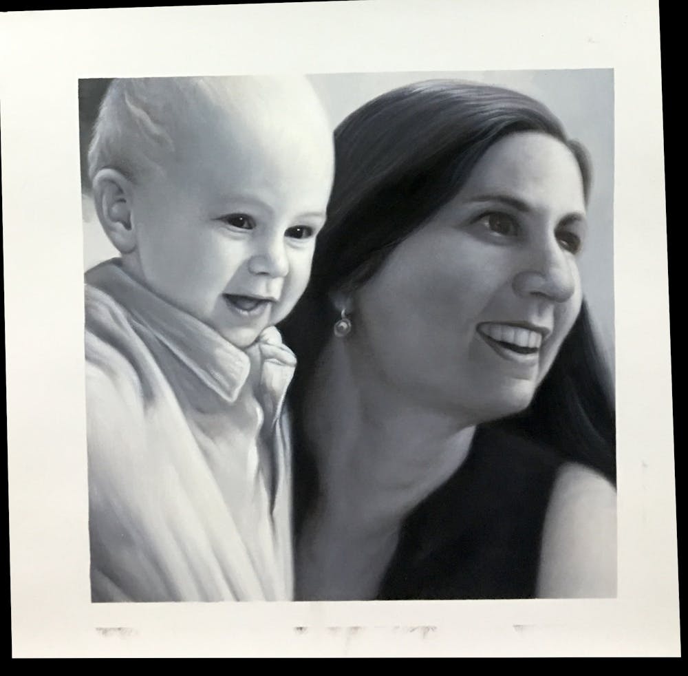 Artist-Rendered Painting