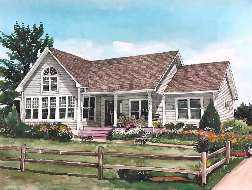 Artist-Rendered Painting