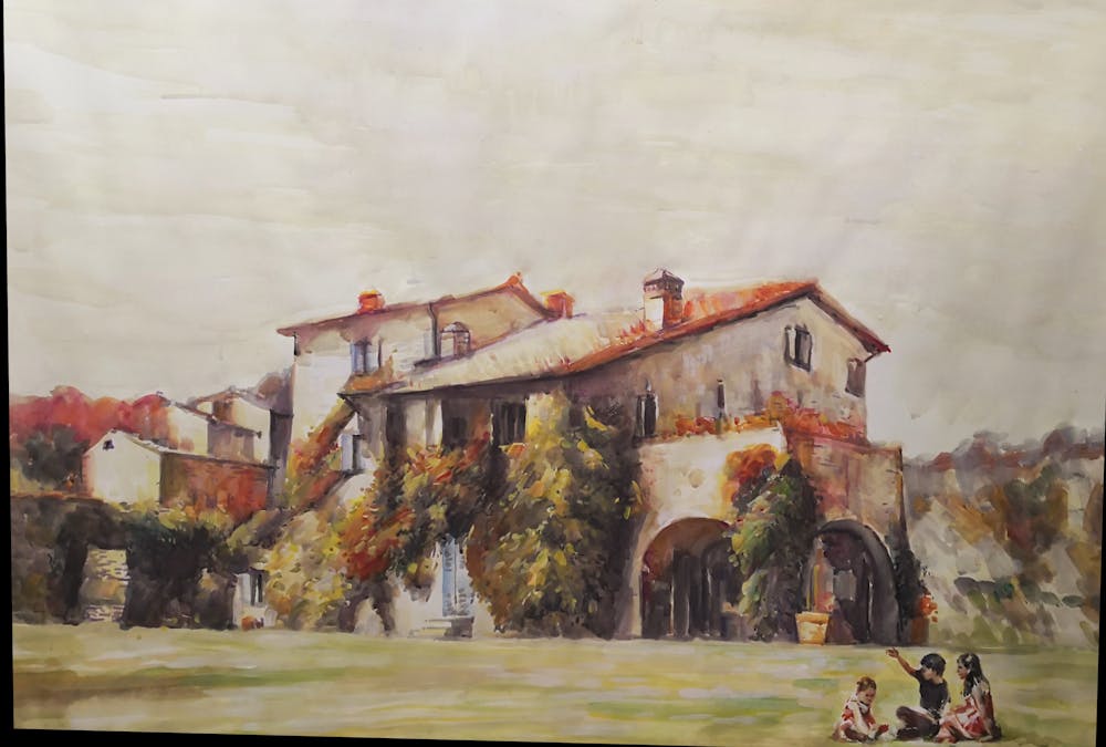 Artist-Rendered Painting