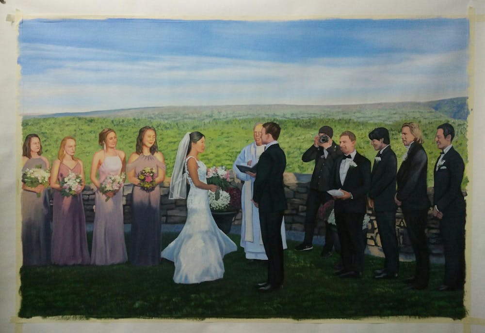 Artist-Rendered Painting