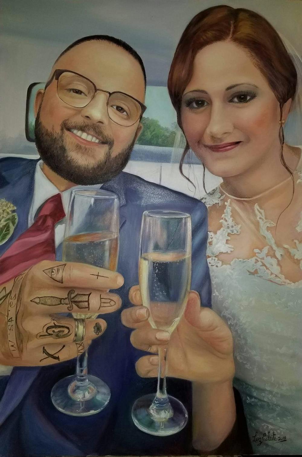 Artist-Rendered Painting