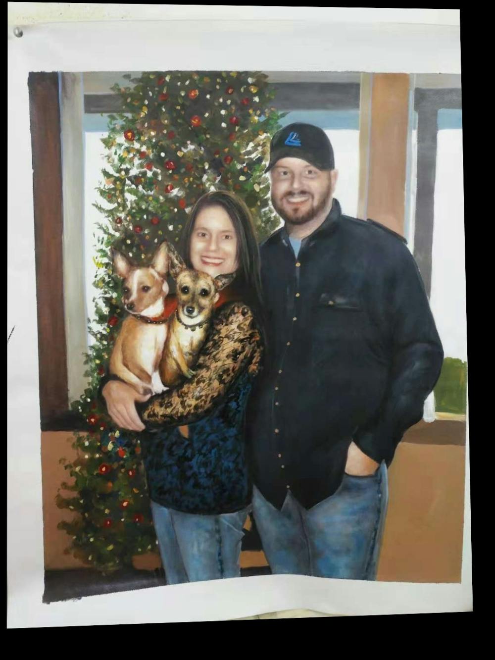 Artist-Rendered Painting