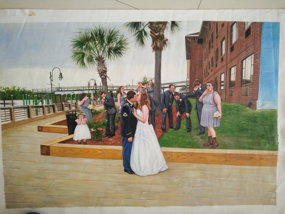 Artist-Rendered Painting