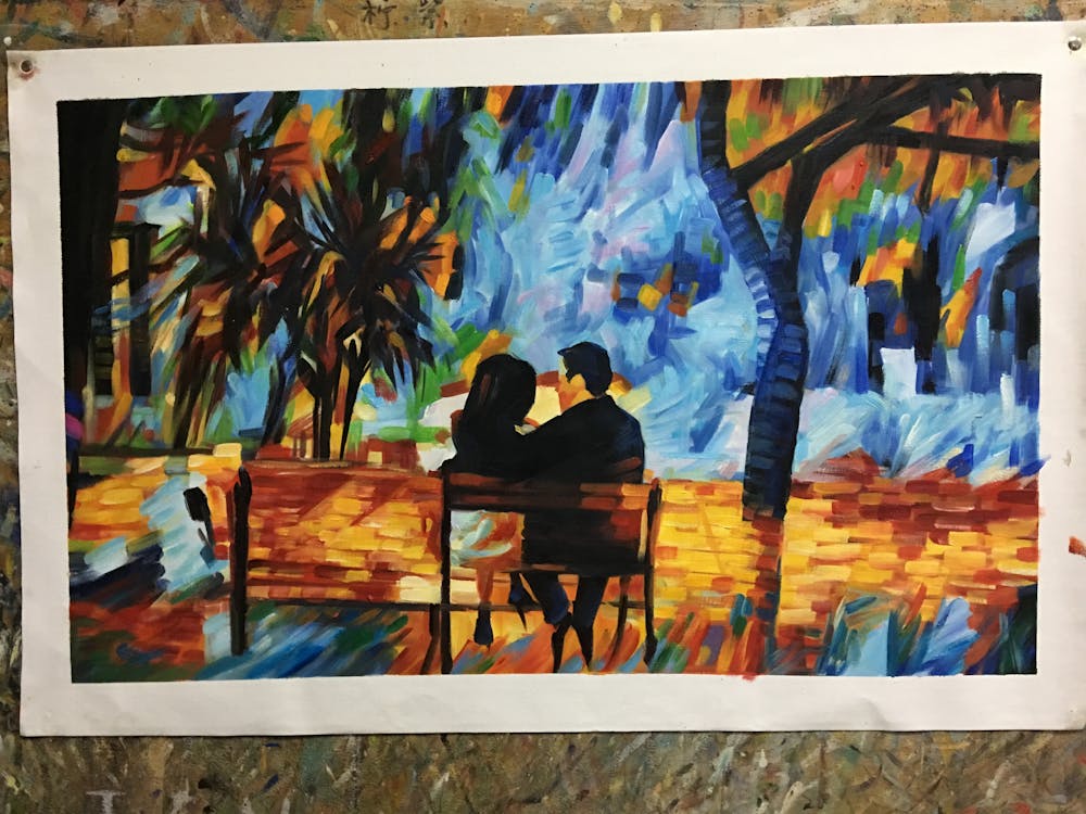 Artist-Rendered Painting