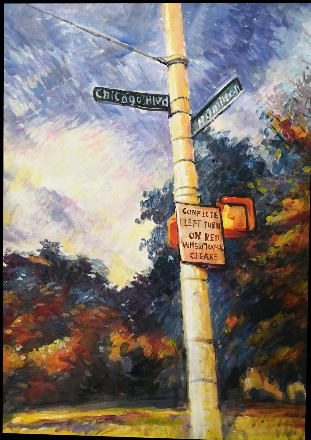 Artist-Rendered Painting