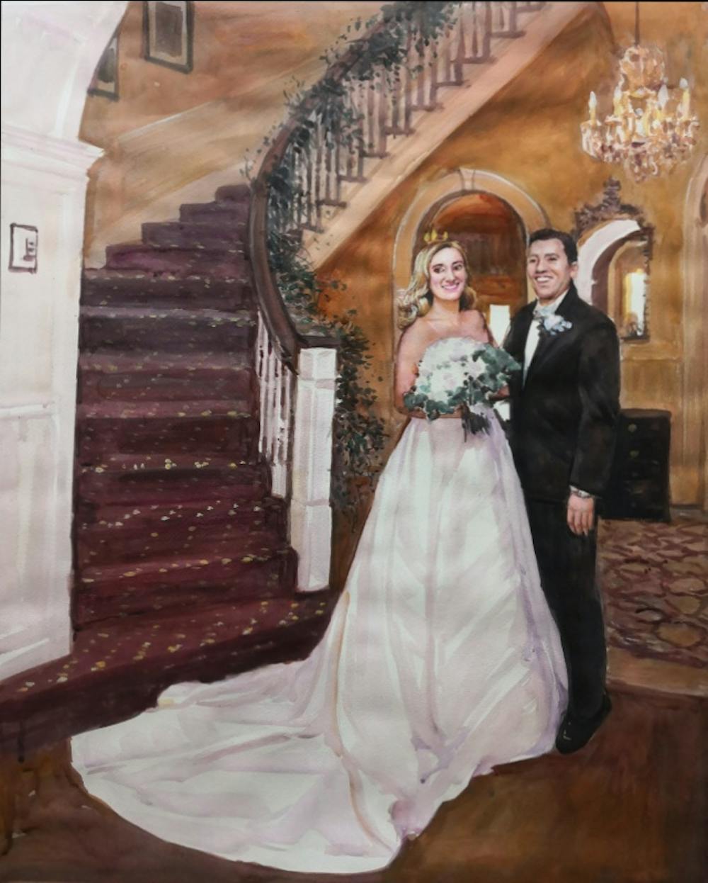 Artist-Rendered Painting