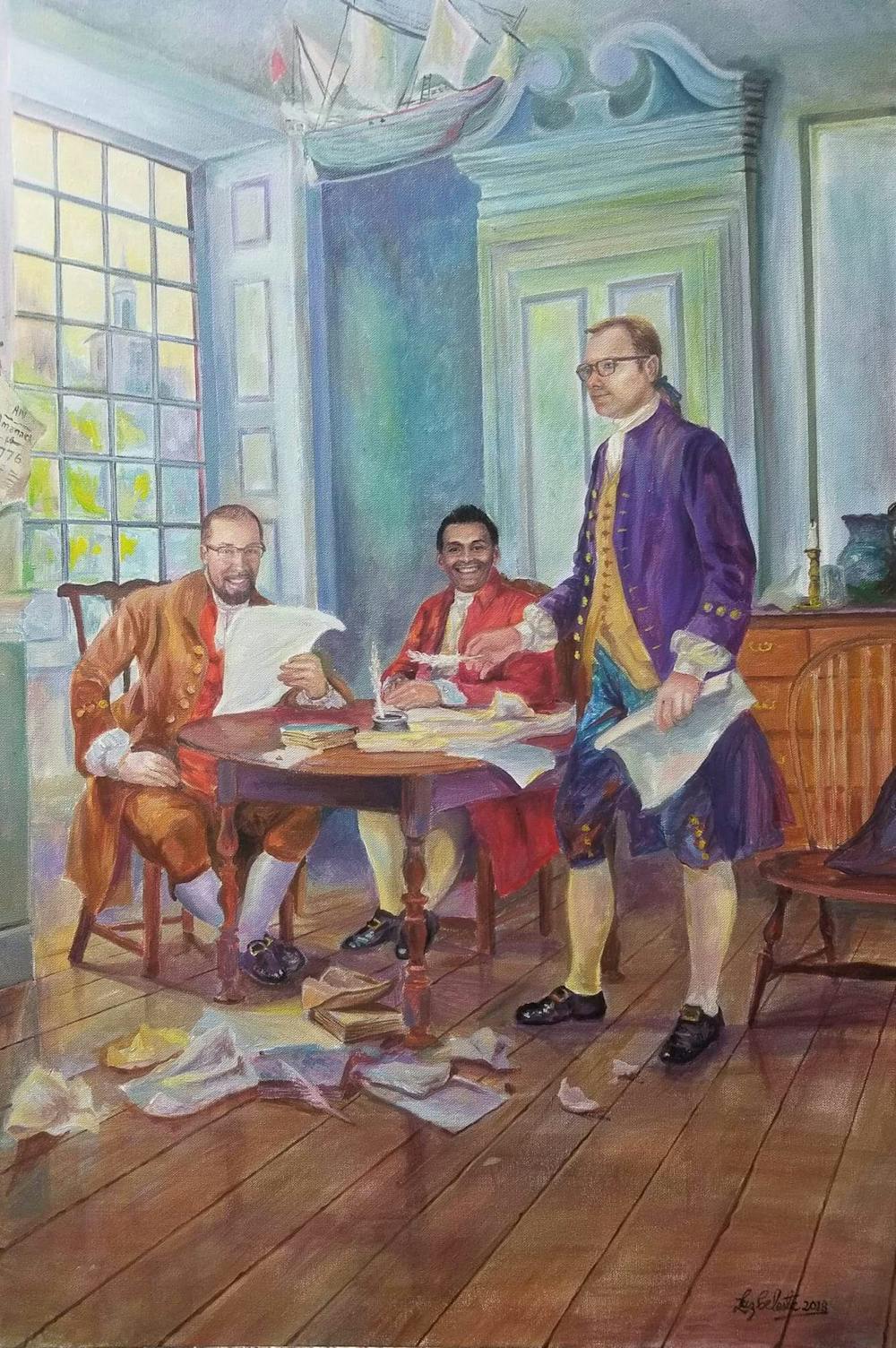 Artist-Rendered Painting