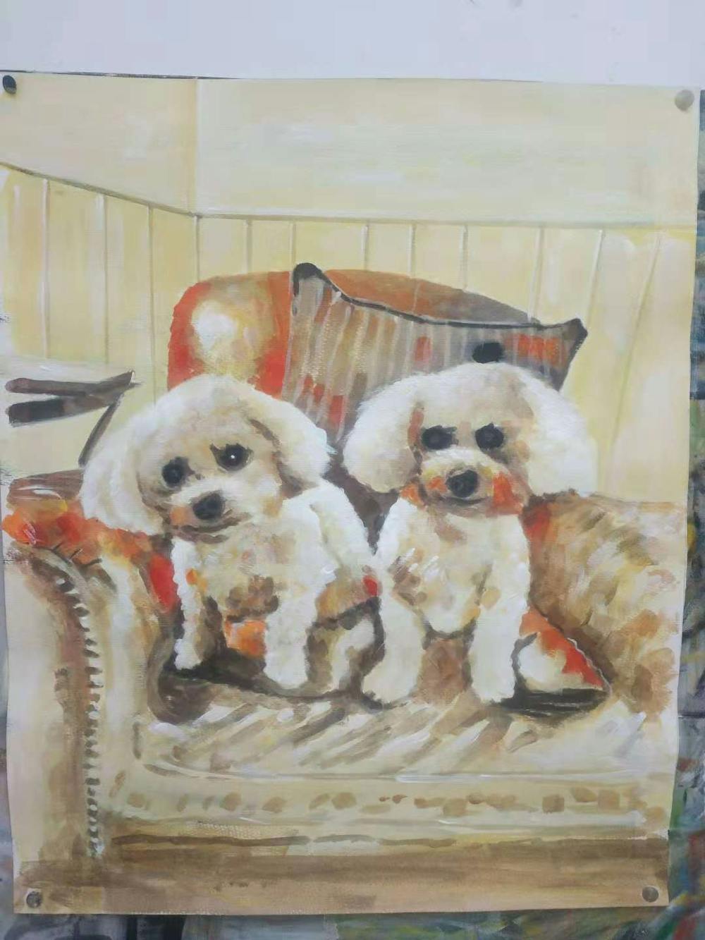 Artist-Rendered Painting