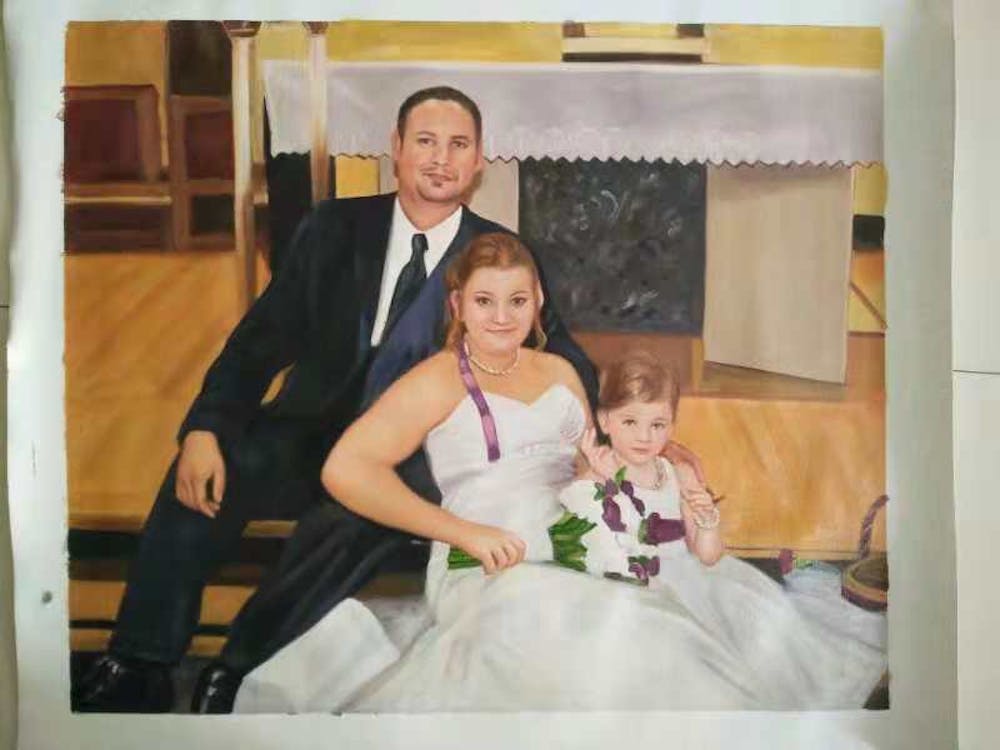 Artist-Rendered Painting