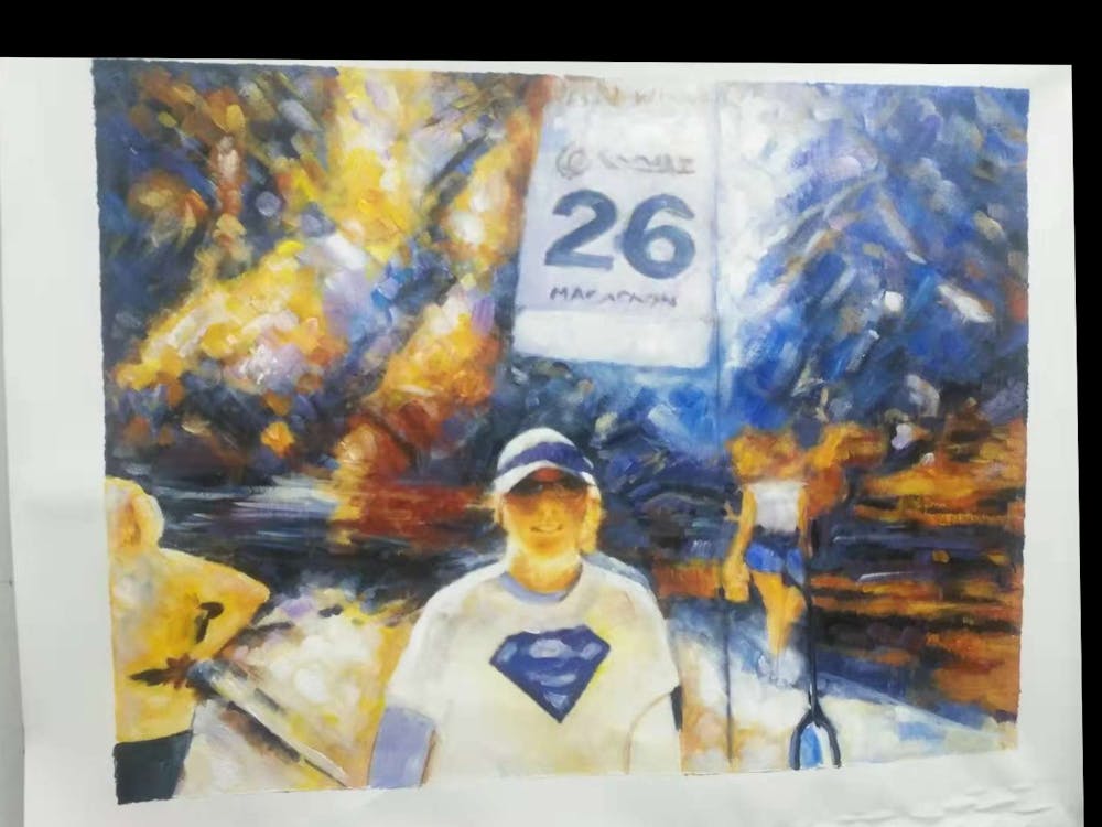 Artist-Rendered Painting