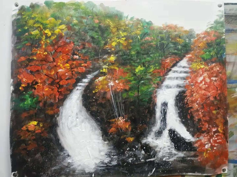 Artist-Rendered Painting