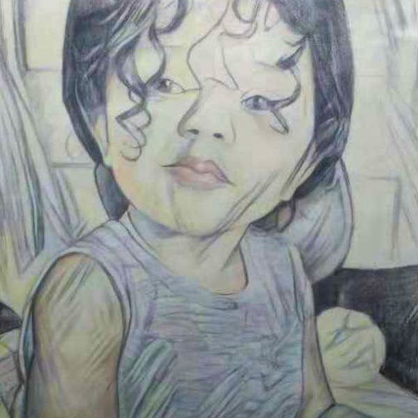 Turn Your Nose Photo Into A Hand Made Artist Portrait Painting Art