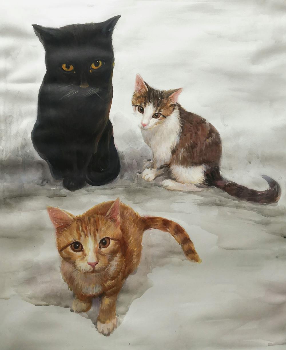 Artist-Rendered Painting