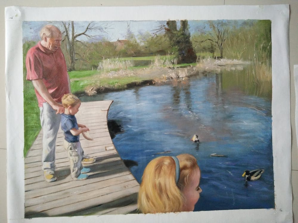 Artist-Rendered Painting