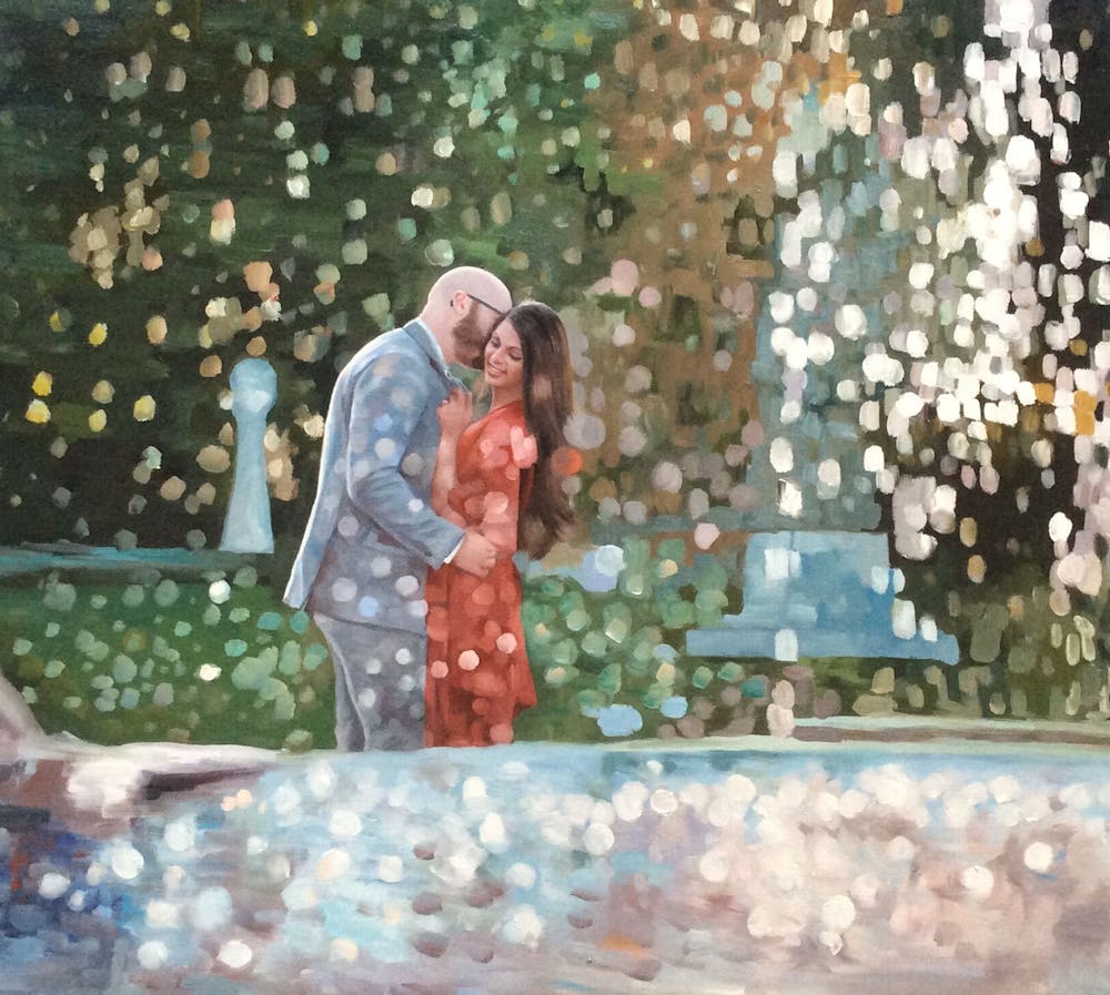 Artist-Rendered Painting