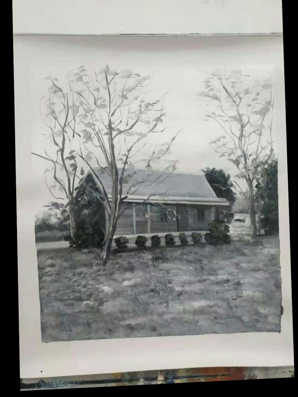 Artist-Rendered Painting