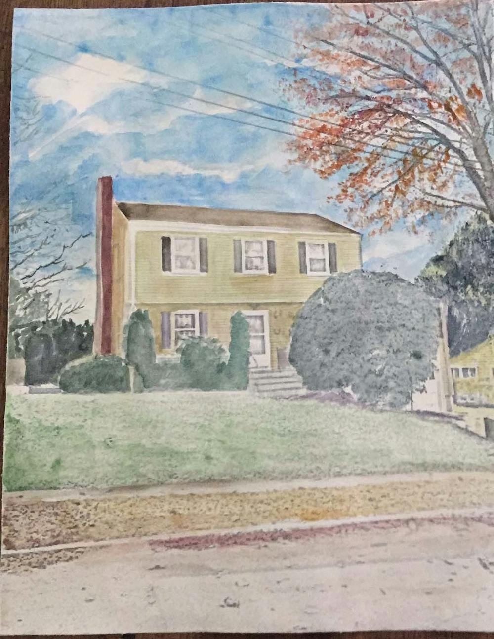 Artist-Rendered Painting