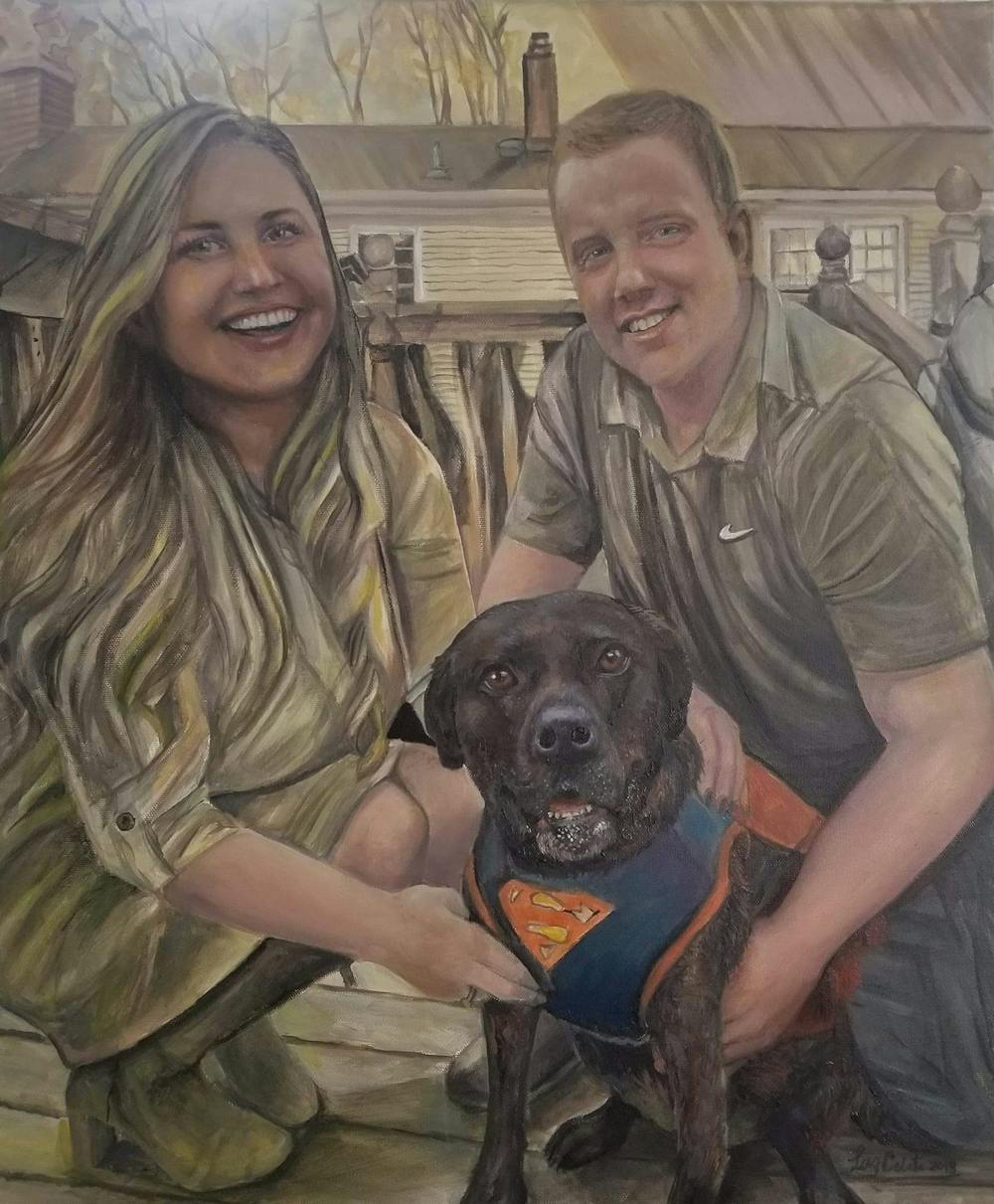 Artist-Rendered Painting