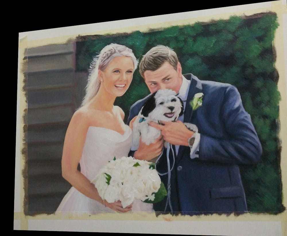 Artist-Rendered Painting