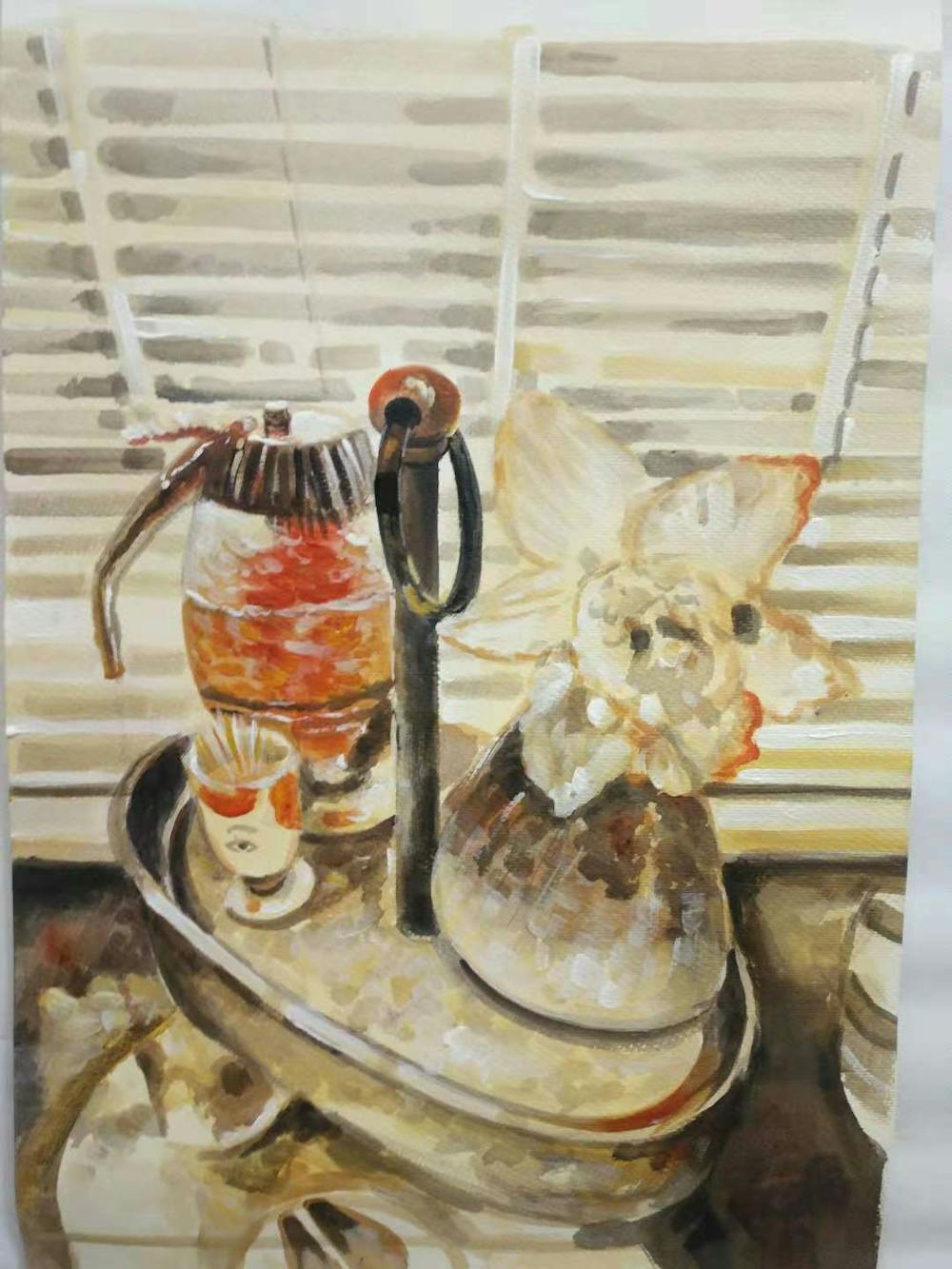 Artist-Rendered Painting