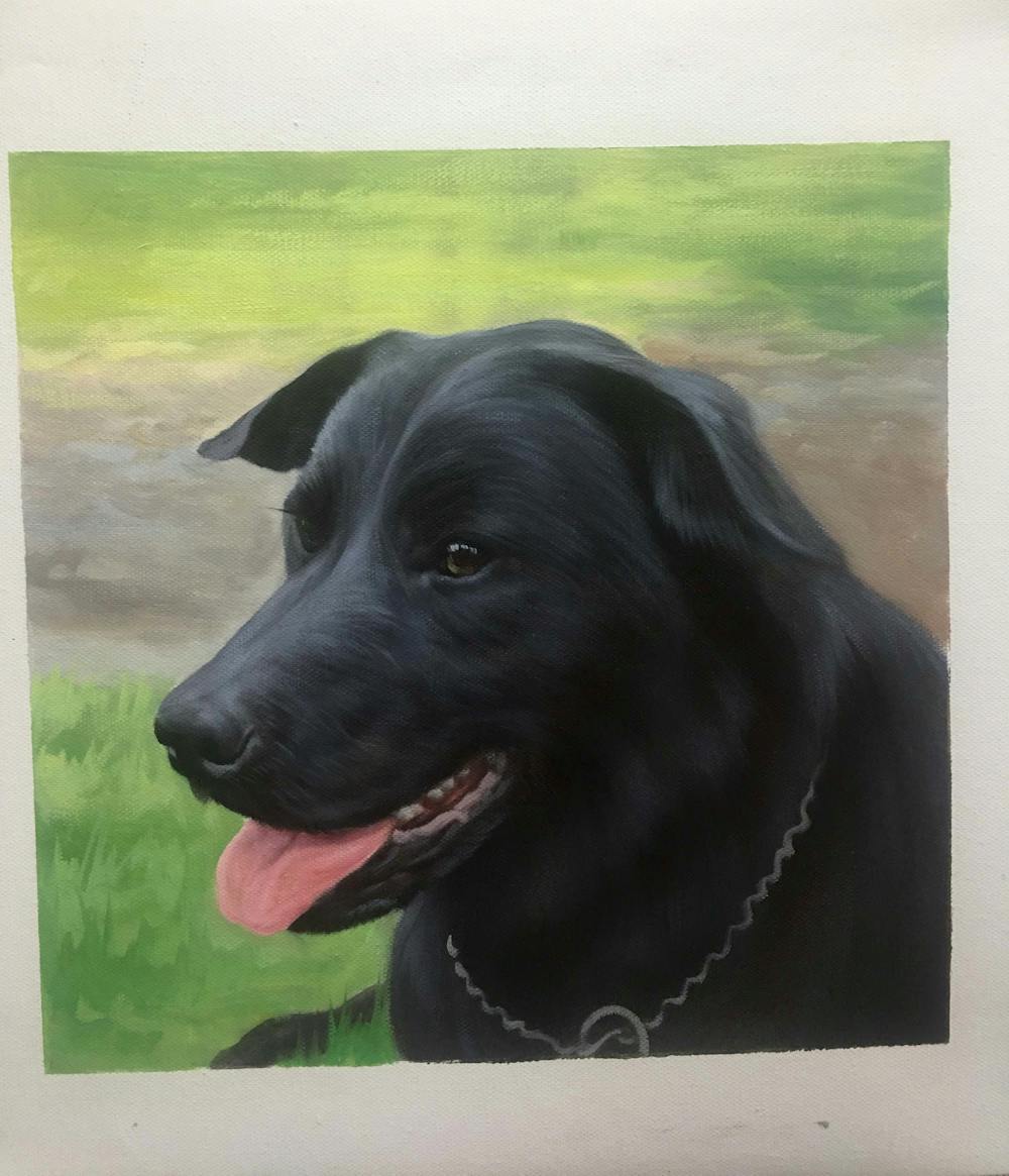 Artist-Rendered Painting