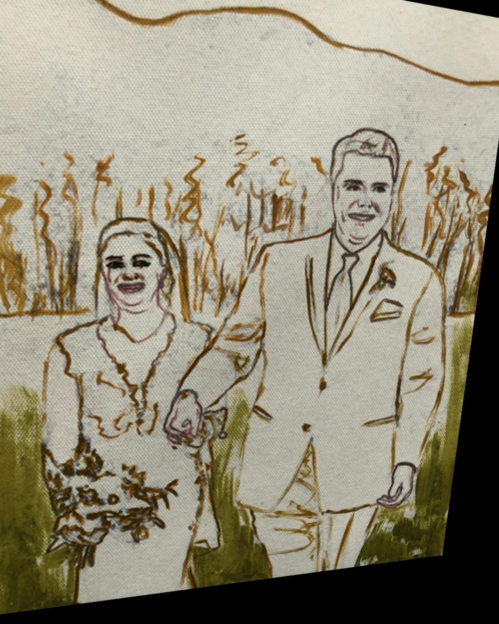 Artist-Rendered Painting