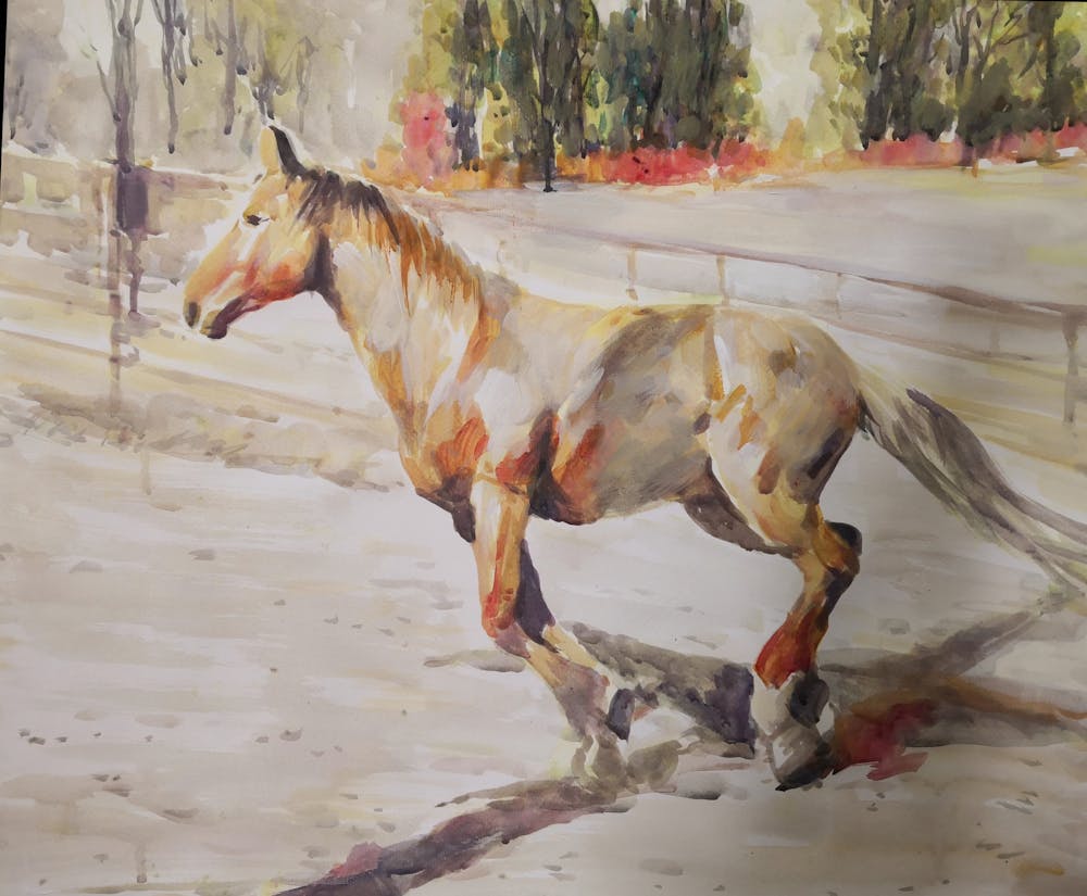 Artist-Rendered Painting