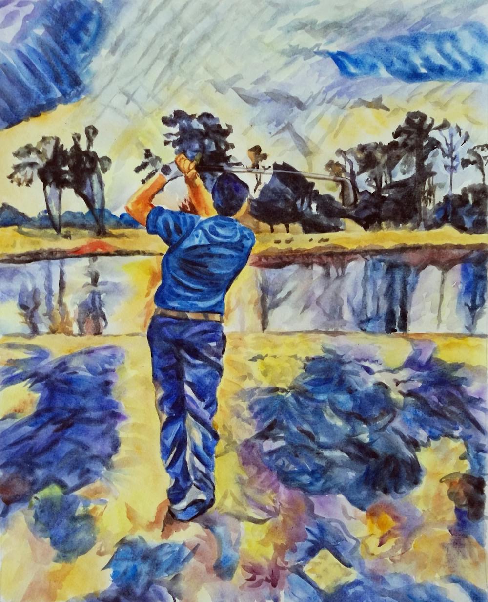 Artist-Rendered Painting