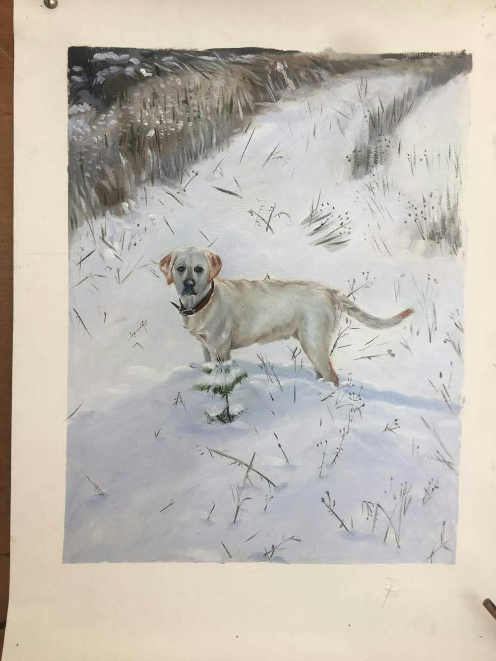 Artist-Rendered Painting